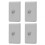 (4pcs, Globe) Smart Linkage Motion Sensor Night Light Adhesive LED Closet Light for Room Office 1