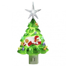 (1pcs) Xmas Dog Night Light For Kids Decorative Tree Nightlight Plug in for Home Decor