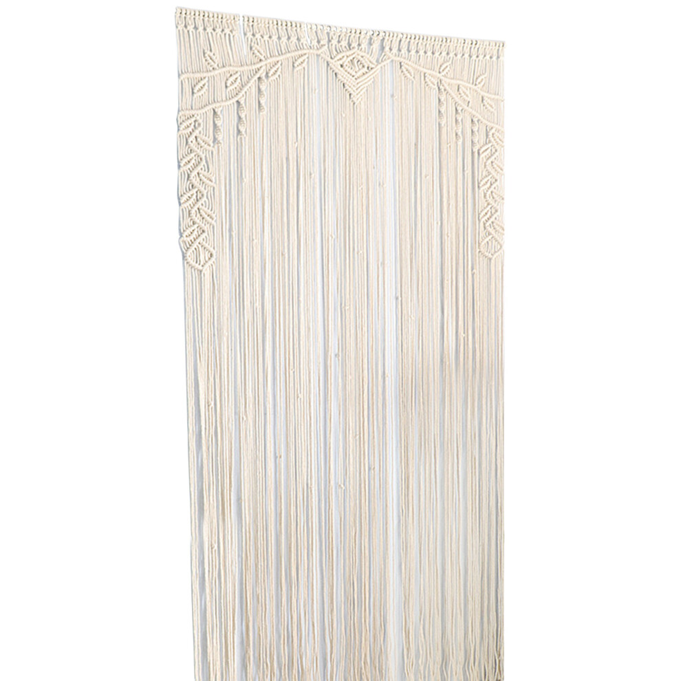 Hand Woven Cotton Curtain Unique Tapestry Weaving-2 Curtains 5-image-OPC-PNBHZ52-NEW