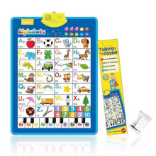 (Alphabets) Electronic Wall Chart Interactive Alphabet Toddler Preschool Educational Games Learning Activities For Kids Birthday Gifts Toys