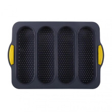 (Grey) Silicone Baking Stencils for Kitchen Silicone 4 Lattice Elliptical-Baguette Cake Stencils Kitchen DIY Accessories