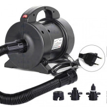 Portable 1600W Electric Pump Air Mattress Pump Quick Inflation Electric Air Pump Inflator Deflator with 2 Nozzles for Air Bed Raft Boat