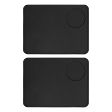 Espresso Tamper Mat Durabil din Cauciuc Silicon Cafea Tamping Station Antiderapant Suprafață Ușoară Curățare Material Sigur pentru Alimente