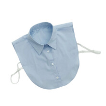 Fashionable Detachable Collar Faux Collar For- blue cotton