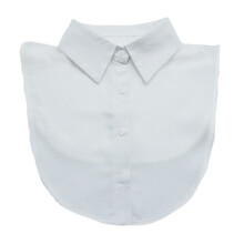 Adjustable False Collar Neckpiece For Business Event-white