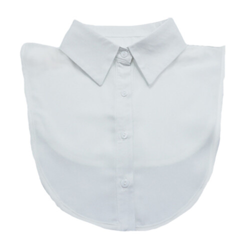 Adjustable False Collar Neckpiece For Business Event-white