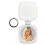(White)Phone Fill Light with Mirror Wireless Rechargeable Rings Light for Live 1