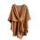 Soft Reversible Shawl For Autumn Winter Warmth-khaki 1