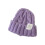 Practical Warm Crochet Hat for Women Large Head Size-Purple 1