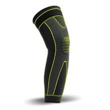 (M, Fluorescent Yellow) Men's Elastic Knee Brace Stable Support Adjustable Healing Knee Pads for Sports