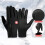 Unisex Waterproof Touchable Screen Gloves For Skiing-Blue M 7