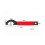 Castle Nut Wrench 1 1/4 with Non- Rubber Handle, Adjustable Spanner Wrench Tool Buffer Tube Locknut 2