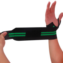 Gewichtheben Handgelenksbandagen Daumenstützriemen, verstellbar, Schwarz & Grün