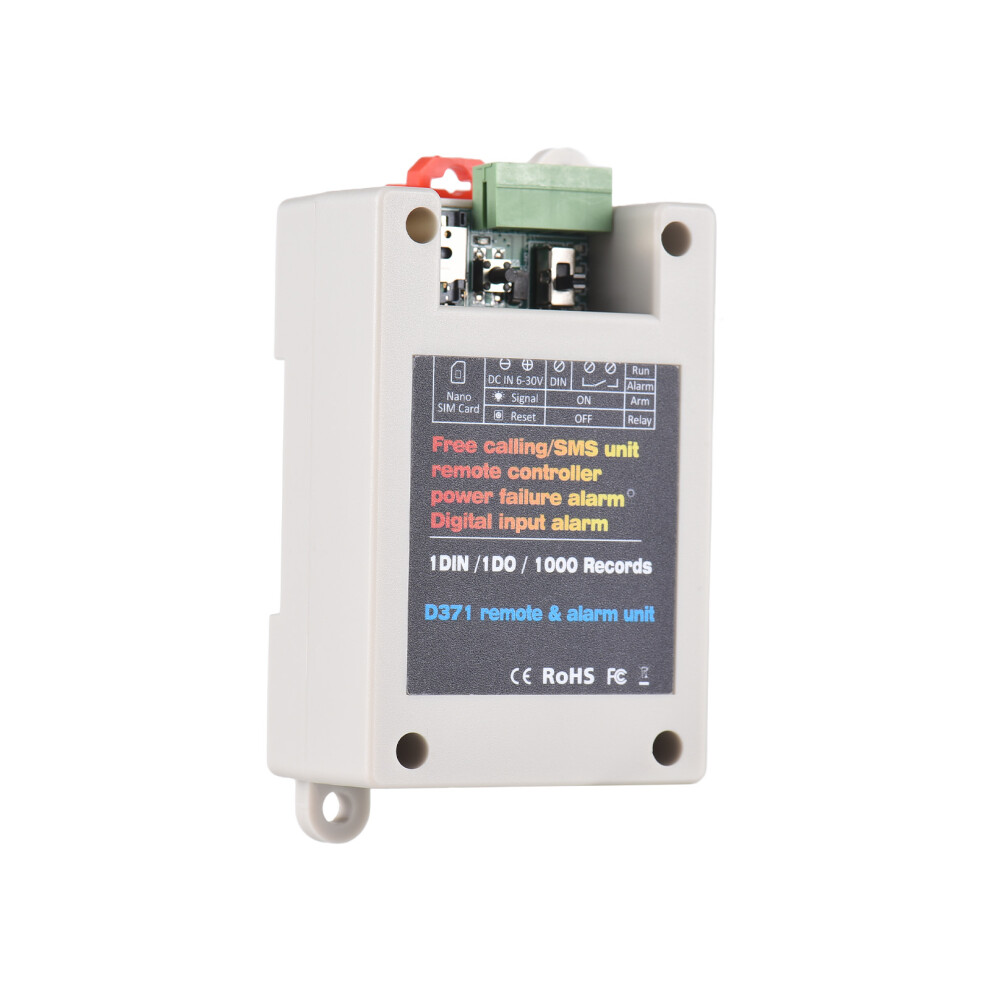 Gsm Gate Opener Relay Switch 2G Remote, 9V-36V, 3A, Black Or White 7611364225263