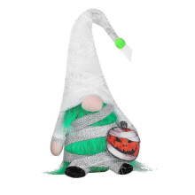 (White) Cute Halloween Doll Decor Gifts Halloween Ornaments for Fireplace Party Home