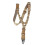 (khaki) Multifunctional Nylon Strap Single Point Diagonal Safety Strap for Hiking Climbing 1