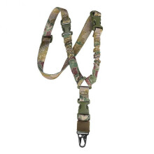 (camouflage) Multifunctional Nylon Strap Single Point Diagonal Safety Strap for Hiking Climbing