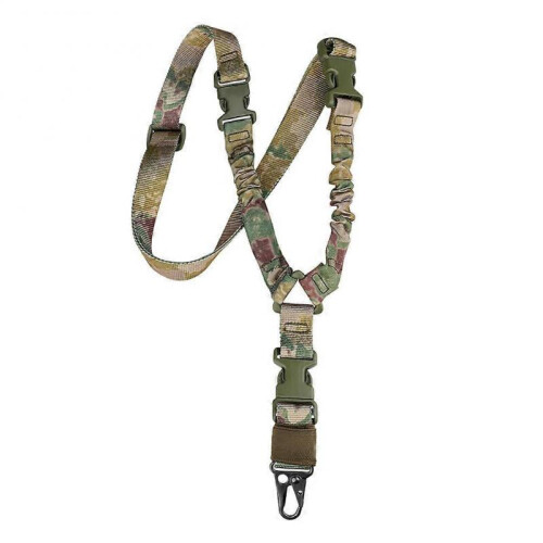 (camouflage) Multifunctional Nylon Strap Single Point Diagonal Safety Strap for Hiking Climbing