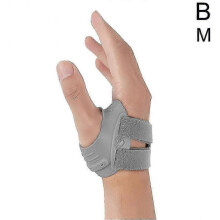 (Gray Right Hand M) Thumb Brace Joint Orthosis Thumb Splint Support Fit for Osteoarthritis Pain Relif