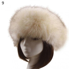 (7) Outdoor Cold-proof Women Autumn Winter Faux Fur Thickened Hat - Warm Plush Beanie
