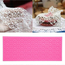 Lace Silicone Mold Sugar Craft Fondant Mat Cake Decorating Baking Tools New