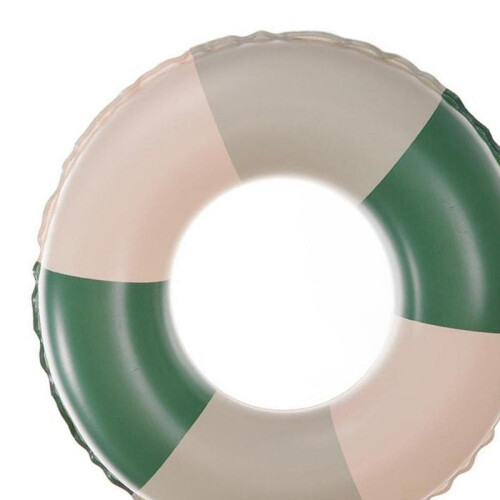 (Stitching Green) Infant Pool Float Swimming Trainer Inflatable Thicken Baby Pool Float Stitching Green Seat 1
