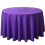 (220cm,Purple)Tablecloths Machine Washable Neat Edges Round Spillproof Polyester Fabric Table Cover For Home 1