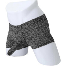(XL, Black) Men Underwear Big Bue Pouch Boxer Shorts Able Trunks Briefs