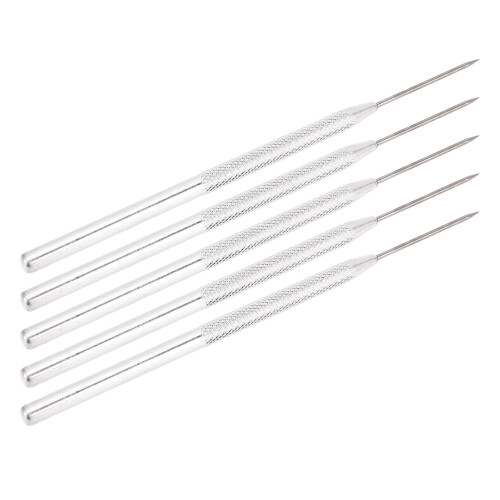 5-teiliges Nagel-Dotting-Stift-Set – Edelstahl