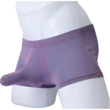 (XL, Purple) Men Underwear Big Bue Pouch Boxer Shorts Able Trunks Briefs