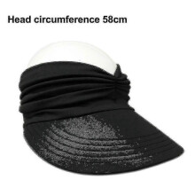 (style1) Sun Hat Women, Sun Beach Visor Cap With Wide Brim For Sports Beach Golf Hiking, Outdoor Sports Empty Top Cap