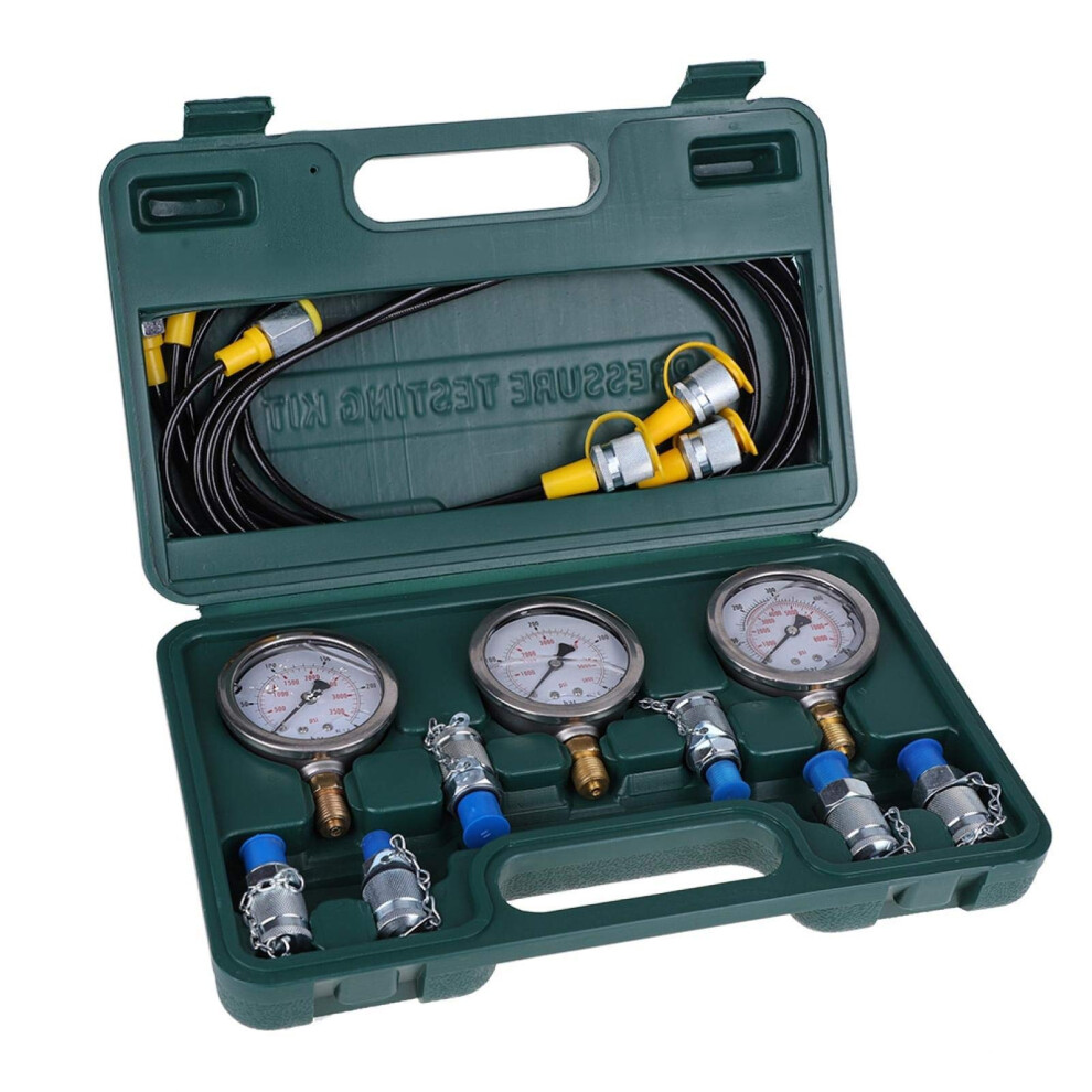 Hydraulic Pressure Testing Kit For Excavator With Testing Hose Coupling And Gauge Tester Coupling 9323874222677