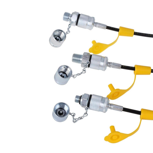 Hydraulic Pressure Testing Kit For Excavator With Testing Hose Coupling And Gauge Tester Coupling 2