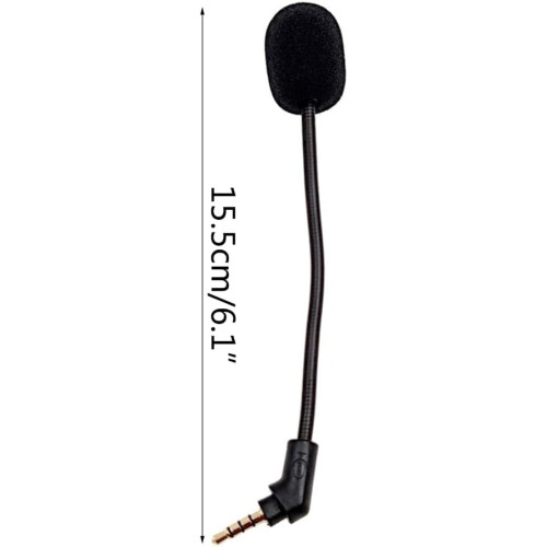 Microphone For Gaming Headset, Detachable Mic Boom, Replacement Microphone, Compatible With Gaming Headset 2
