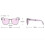 (pink) Women Folding Sunglasses Uv Protection With Storage Bag 3