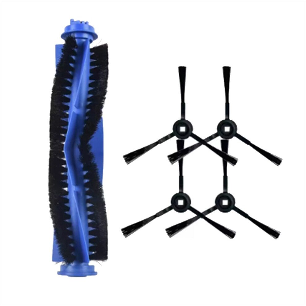 For Robovac L35/L35 Hybrid Robot Vacuum Cleaner Cleaning Replacement Parts 4Pcs Side Brush+1Pc Main Brush 4851755666814