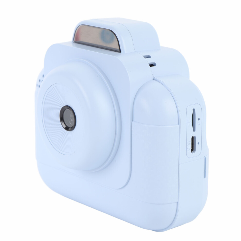 Kids Instant Print Camera 48Mp 2.4 Inch Screen Hd 6X Zoom Blue 7671364228848