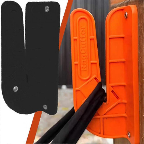 (Black) Wall-Mounted Rag Cutter Fast Cutting Manual Rag Cutters Time-saving Versatile Cutting Tool for Old Sheets Towel