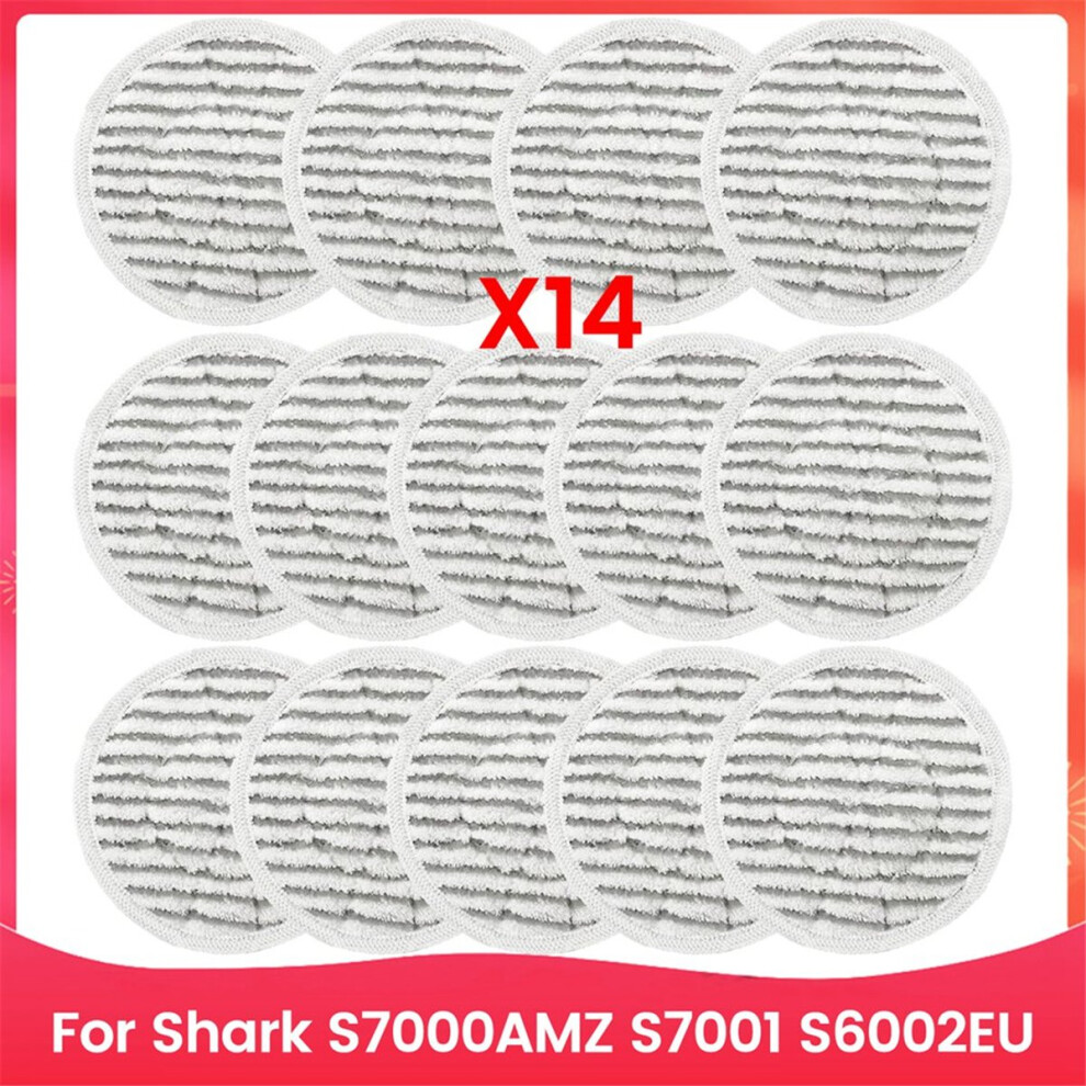 14Pcs Mop Cloth Kit For Shark S7000amz S7001 S6002eu T2 Electric Steam Accessories Replacement Parts 4851755666272