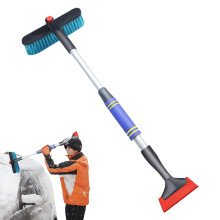 Snow Shovel for Car 360Degree Rotating Frost Brush and Vehicle Frost Scraper for Car/Truck/SUV/RV Window Windshield