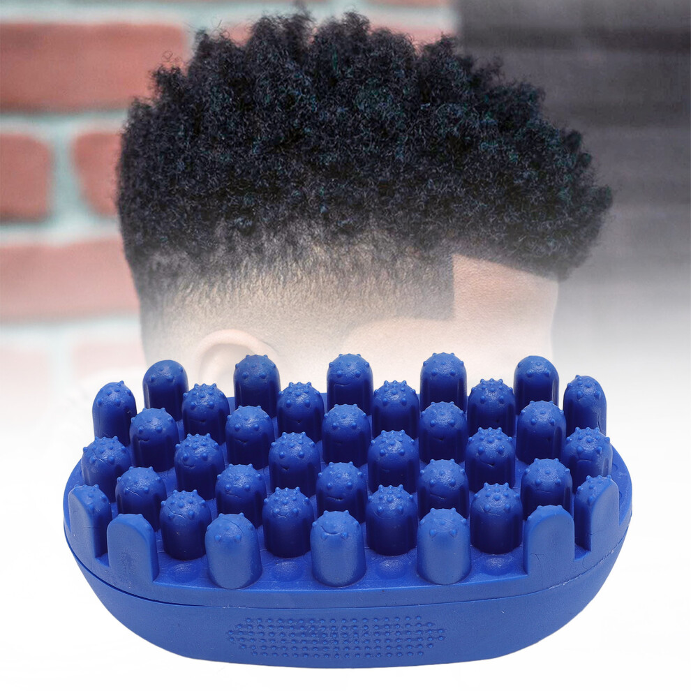 Unisex Curly Hair Silicone Curling Brush Twist Comb Washable Ergonomic Styling Tool