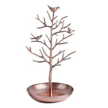 (Copper) Jewellery Display Stand Antique Birds Tree Earring Necklace Bracelets  Storage