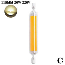 (C) LED R7S 78mm High Powerful Spotlight 118mm Bulb 110V COB-Lamp 220V Z6Z