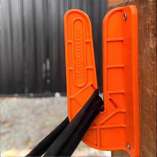 (Orange) Wall-Mounted Rag Cutter Fast Cutting Manual Rag Cutters Time-saving Versatile Cutting Tool for Old Sheets Towel 2