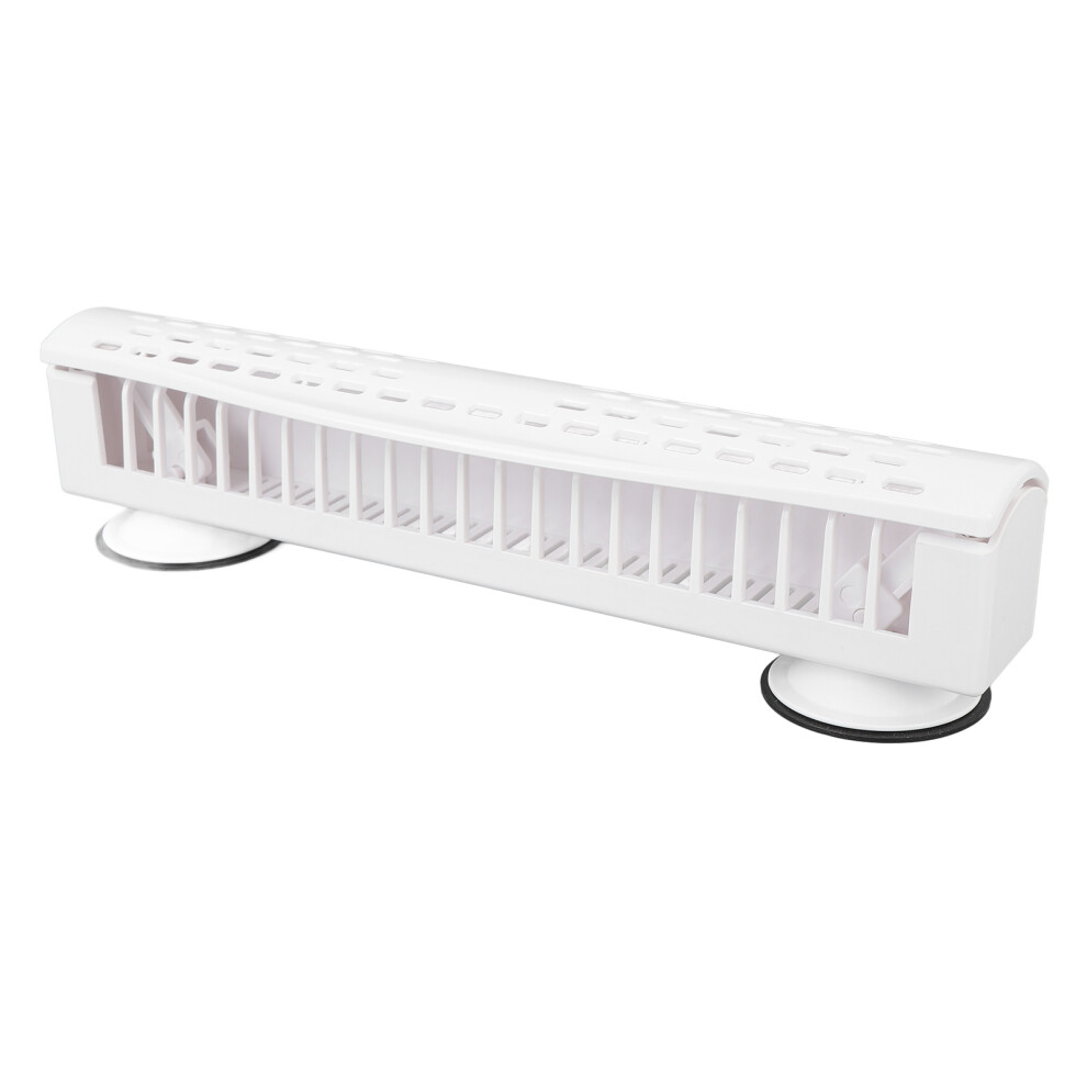 Hair Extension Holder with Suction Cups & Comb Ventilation â White, 305 x 60 x 70mm