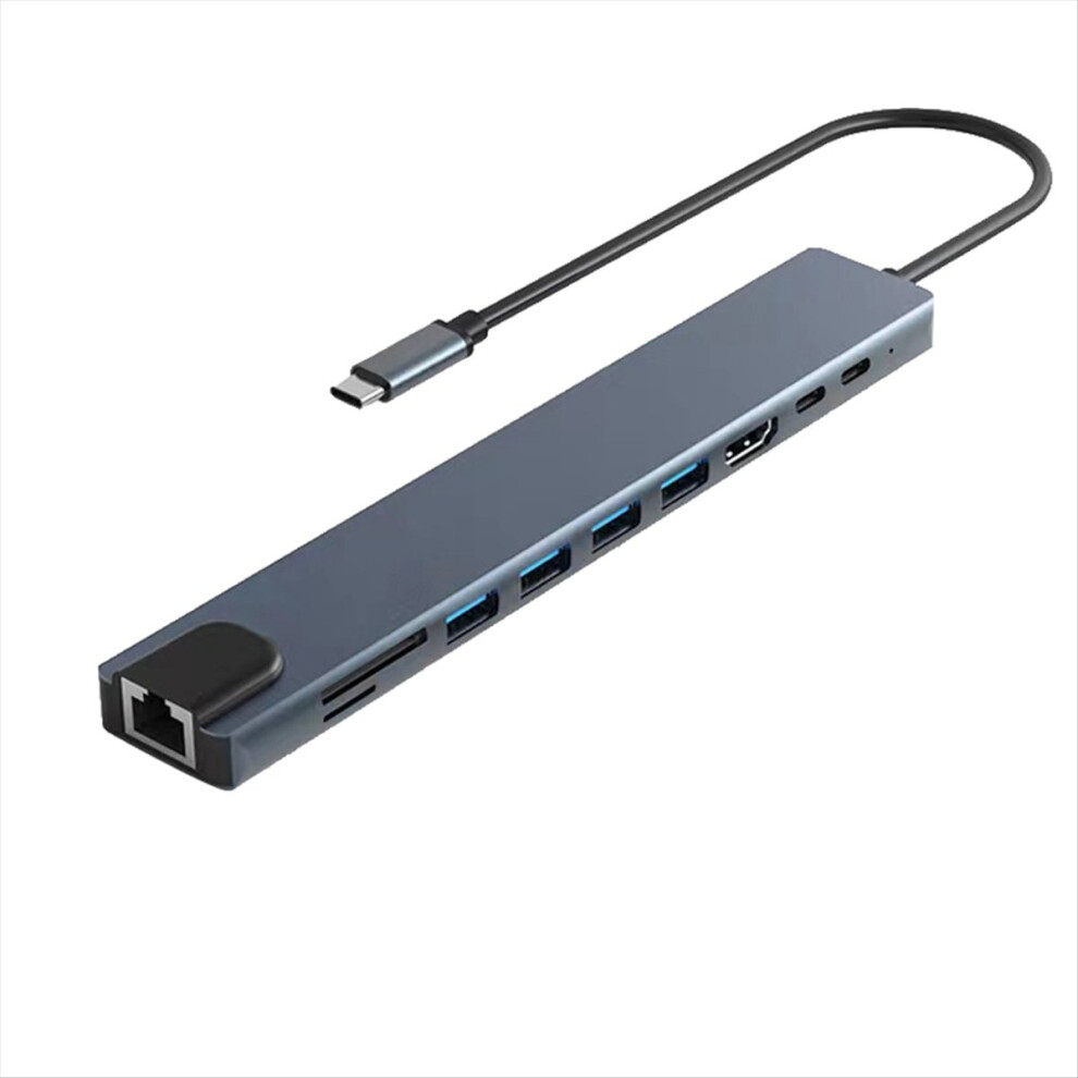 10 In 1 Usb C Docking Station Hub Type Splitter To Hdmi-Compatible Adapter Pd100w 4851249048768