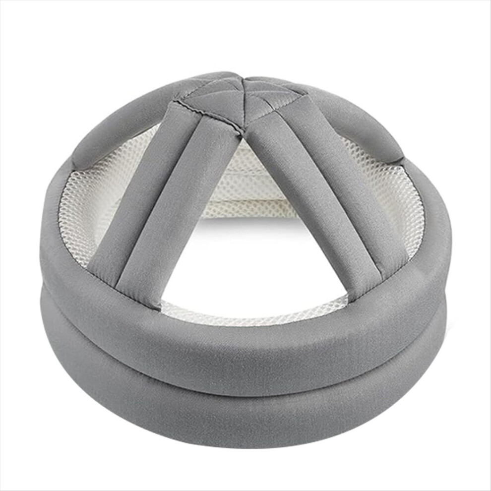Elderly Protective Helmet, Safety Helmet Adjustable Breathable Seniors Fall Prevention Heads Protection Cap Gray 4851249029293