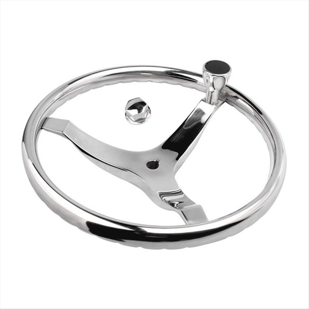 Stainless Steel Steer Wheel For Marine Boat Yacht With Control Cable Helm 4851755669150