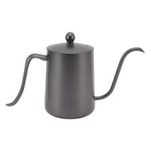 Hervidor de café de cuello de cisne de precisión para verter, boquilla fina para un flujo de agua controlado, hervidor de agua de acero inoxidable