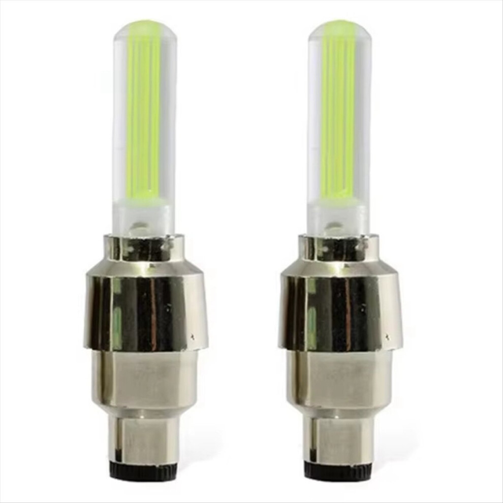 2Pcs Neon Bike Spoke S Bicycle Led Tire Valve Cap Flash Wheel Accessories C Light 4851249030923